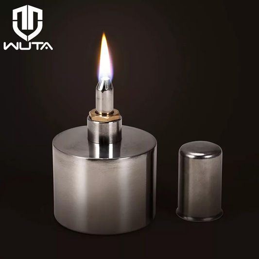 200ml Stainless Steel+Brass Alcohol Burner Lamp | WUTA