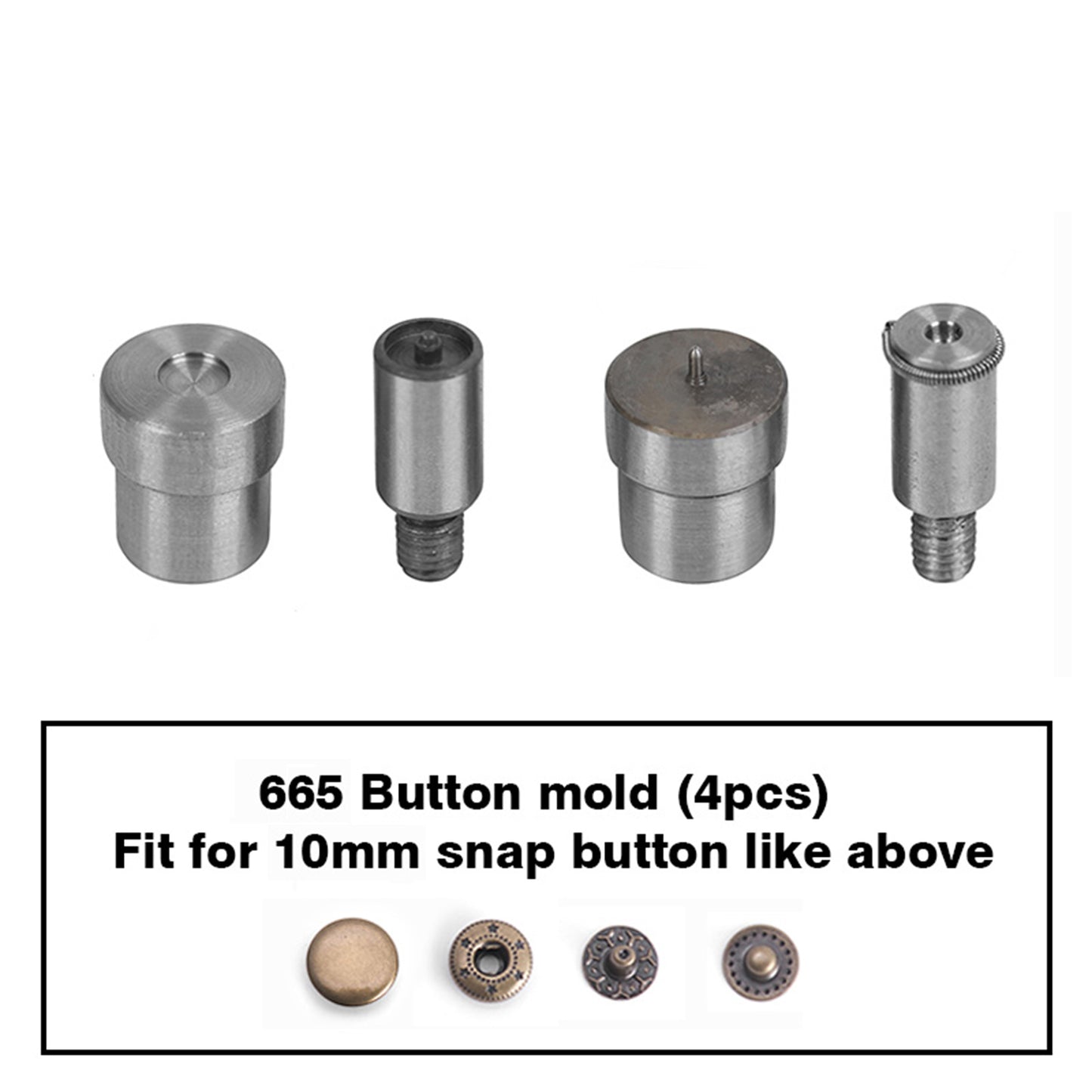 WUTA Nuovo strumento di installazione manuale Stampaggio, bottoni, dispositivi di fissaggio, macchina per pressa per occhielli Macchina per pressatura manuale a scatto muto Strumento per artigianato domestico