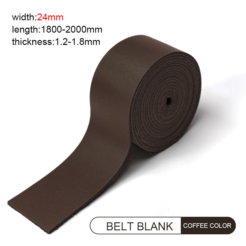 Top Grain Genuine Leather Belt Blank Strap First Layer Cowhide Leather Strip Belts | WUTA