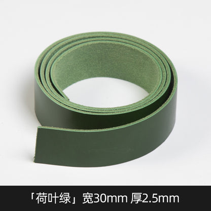 5/20/25/30mm Width Vegetable Tanned Leather Shoulder Strap | WUTA