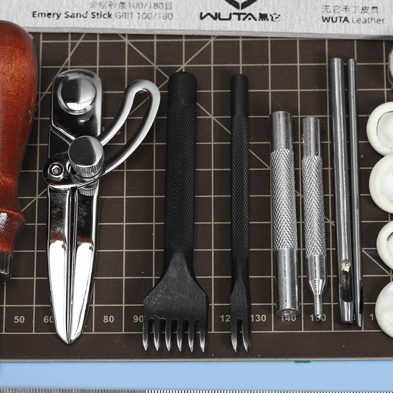 24pcs Basic Leather Craft Tool Set | WUTA