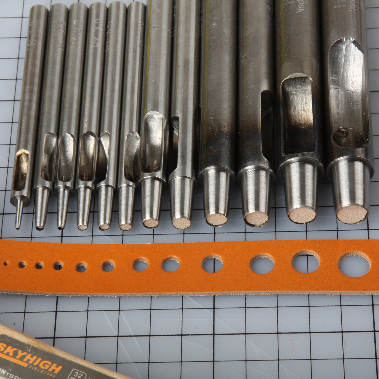 SPC Round Hole Punch Alloy Tool Steel 0.5-30mm | WUTA – WUTA LEATHER