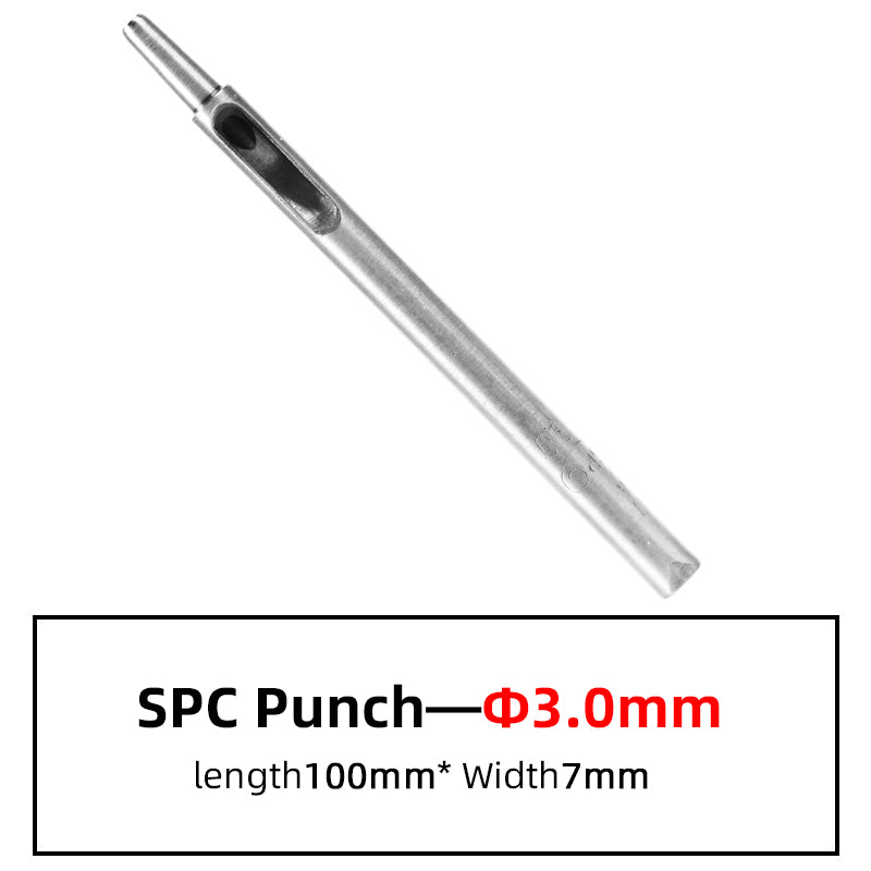 SPC Round Hole Punch Alloy Tool Steel 0.5-30mm | WUTA