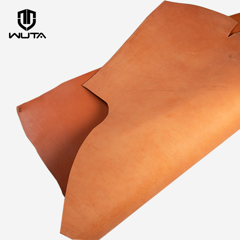 WUTA 3-4mm Thick Full Grain Cowhide Leather Hide Tooling Shoulder & Butt Vegetable Tanned Leather