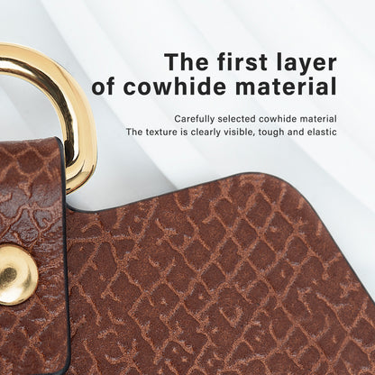 WUTA Bag Transformation for Longchamp mini Straps Punch-free Long Real Leather Shoulder Strap Crossbody Strap