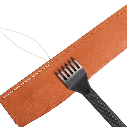 Diamond Black Iron Leather Chisel Leather Craft Hole Punch Tools | WUTA