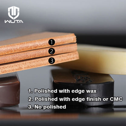WUTA 1pcs Professinal Leather Craft Edge Lucidatura Cera Firm Mill Edge Wax DIY Lavorazione fatta a mano Strumento di rettifica 3 Colori disponibili