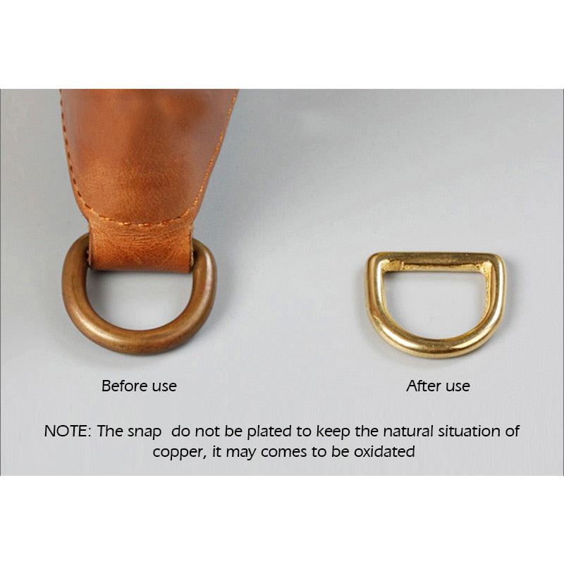 Solid Brass Flat Head Button Stud Screw Nail Rivet | WUTA