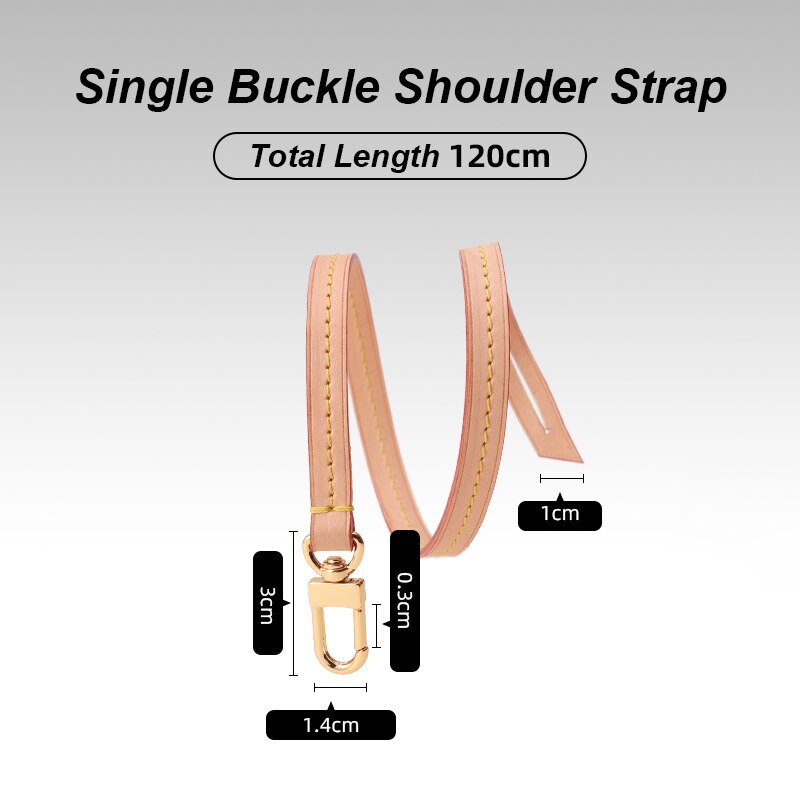 WUTA Bag Strap For Longchamp Mini Bag Accessories Transformation Crossbody  Strap Punch-free Genuine Leather Shoulder Strap Set