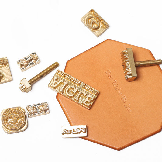 Customized Leather Brass Stamp Custom Logo Copper Mold