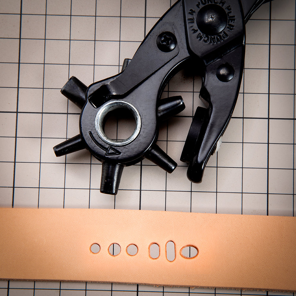 Wennow Leather Hole Punch Pliers - Hand Tool For Belts, Straps, And More