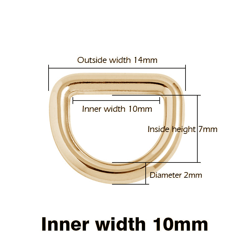 Alliage de zinc solide D-Rings