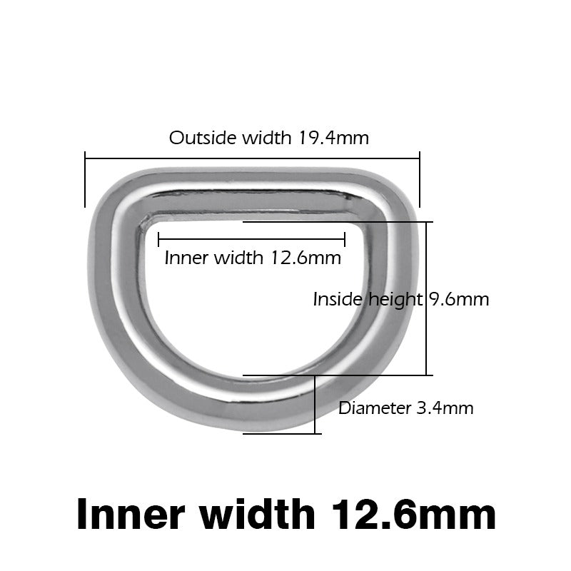 Alliage de zinc solide D-Rings