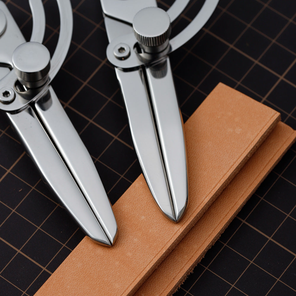 Leather Edge Mini Wing Divider Leather Compasses Adjustable Edge