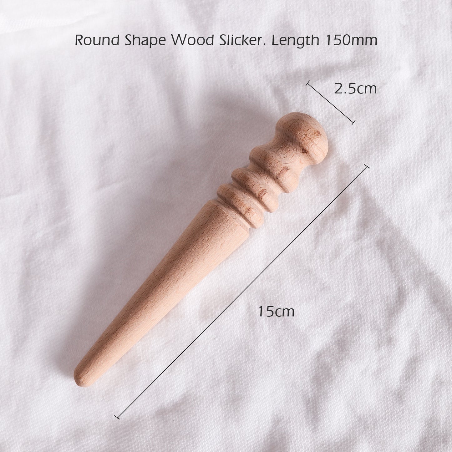 WUTA NEW 1pcs Wood Leather Edge Burnisher Leathercraft Edge Slicker Polished Grinding Tools Smooth Grooves 3-Type Disponible