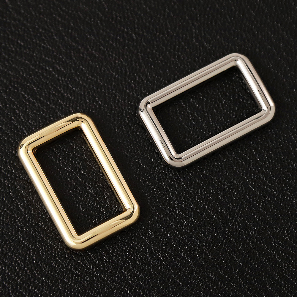 Thick Metal Strong Rectangle Square Loop Ring | WUTA