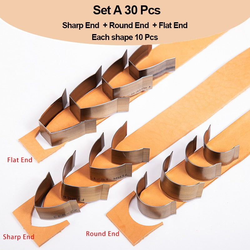 10Pcs Sharp Leather Strap Cutting Mold | WUTA