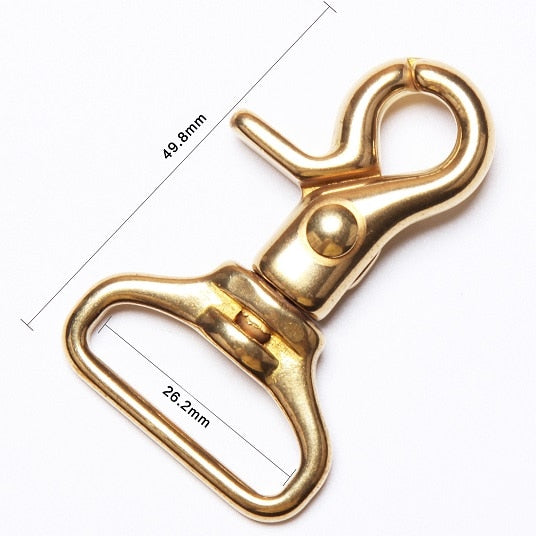 Solid Brass Hook buckle strap Swivel Snap Hook | WUTA