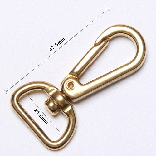 Solid Brass Hook buckle strap Swivel Snap Hook | WUTA