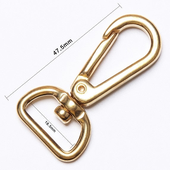 Solid Brass Hook buckle strap Swivel Snap Hook | WUTA