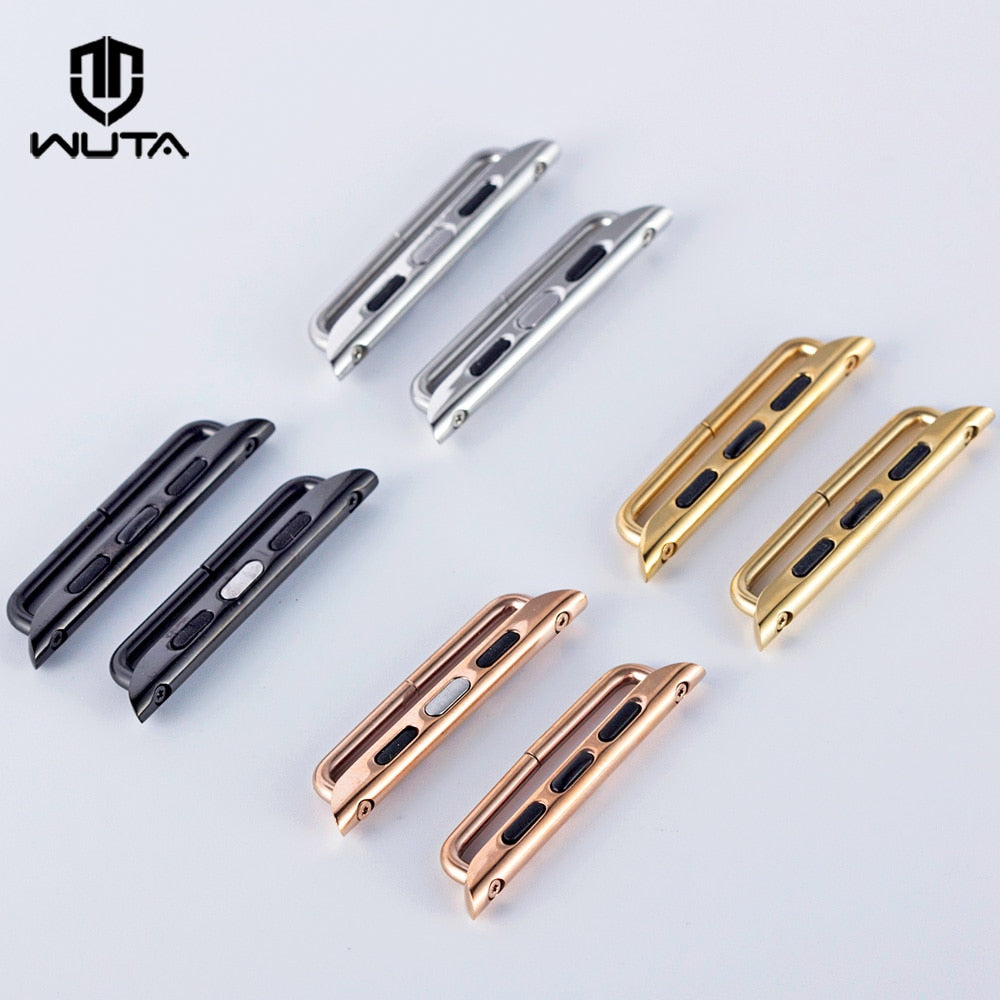 Seamless Metal Connector Clasp Buckle For Apple Watch 38mm/42mm | WUTA