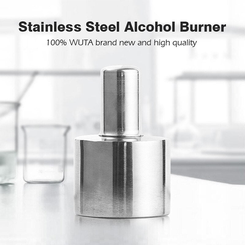 200ml Stainless Steel+Brass Alcohol Burner Lamp | WUTA