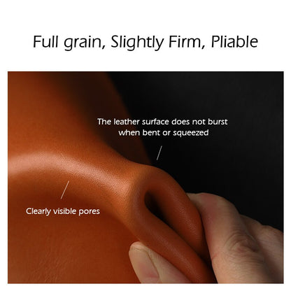 3 Square Feet Irregular Bull Vegetable Tanned Leather | WUTA