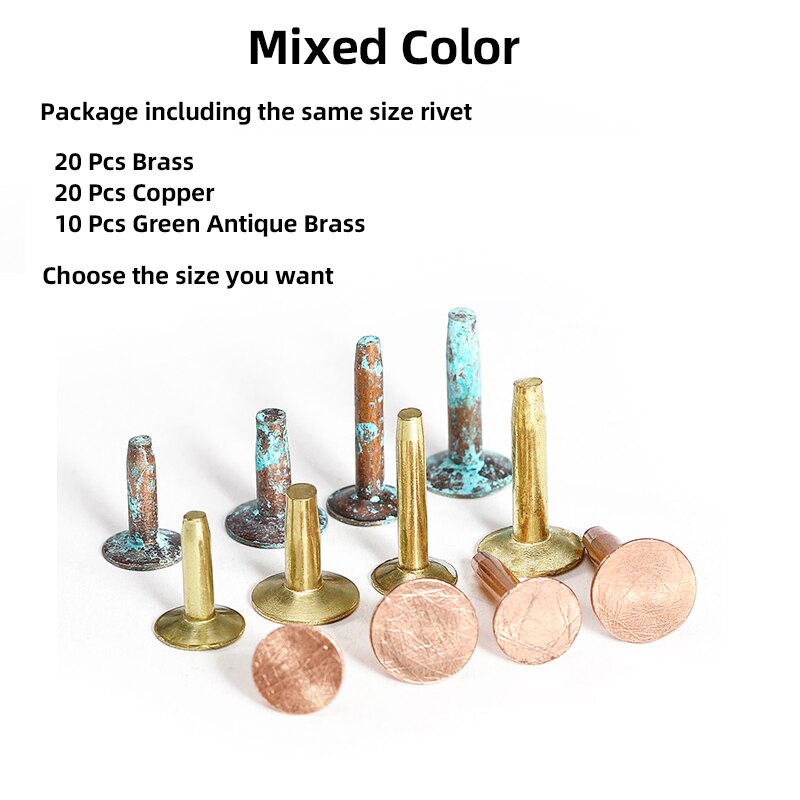 Solid sale brass rivets