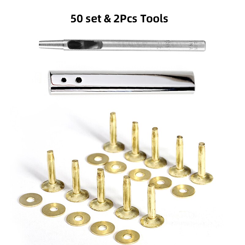 Solid Brass Rivets For Leather