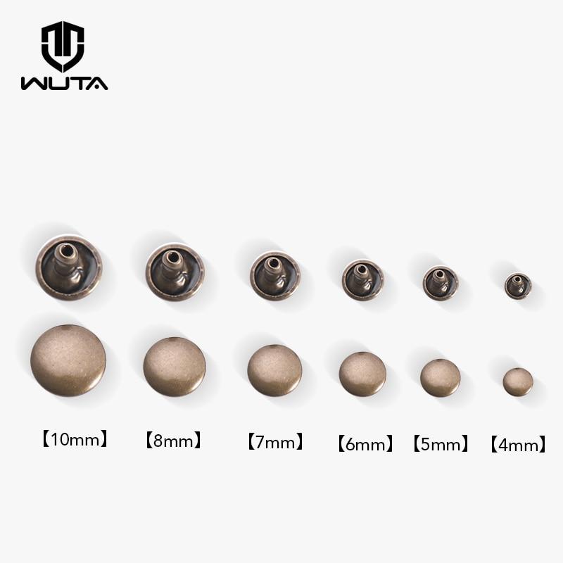 100sets Double Cap Rivets for Leather-crafts 5mm, 6mm, 7mm, 8mm