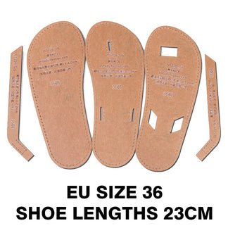 WT726 Men Flops Unisex Slipper Shoes Acrylic Template | WUTA – WUTA LEATHER