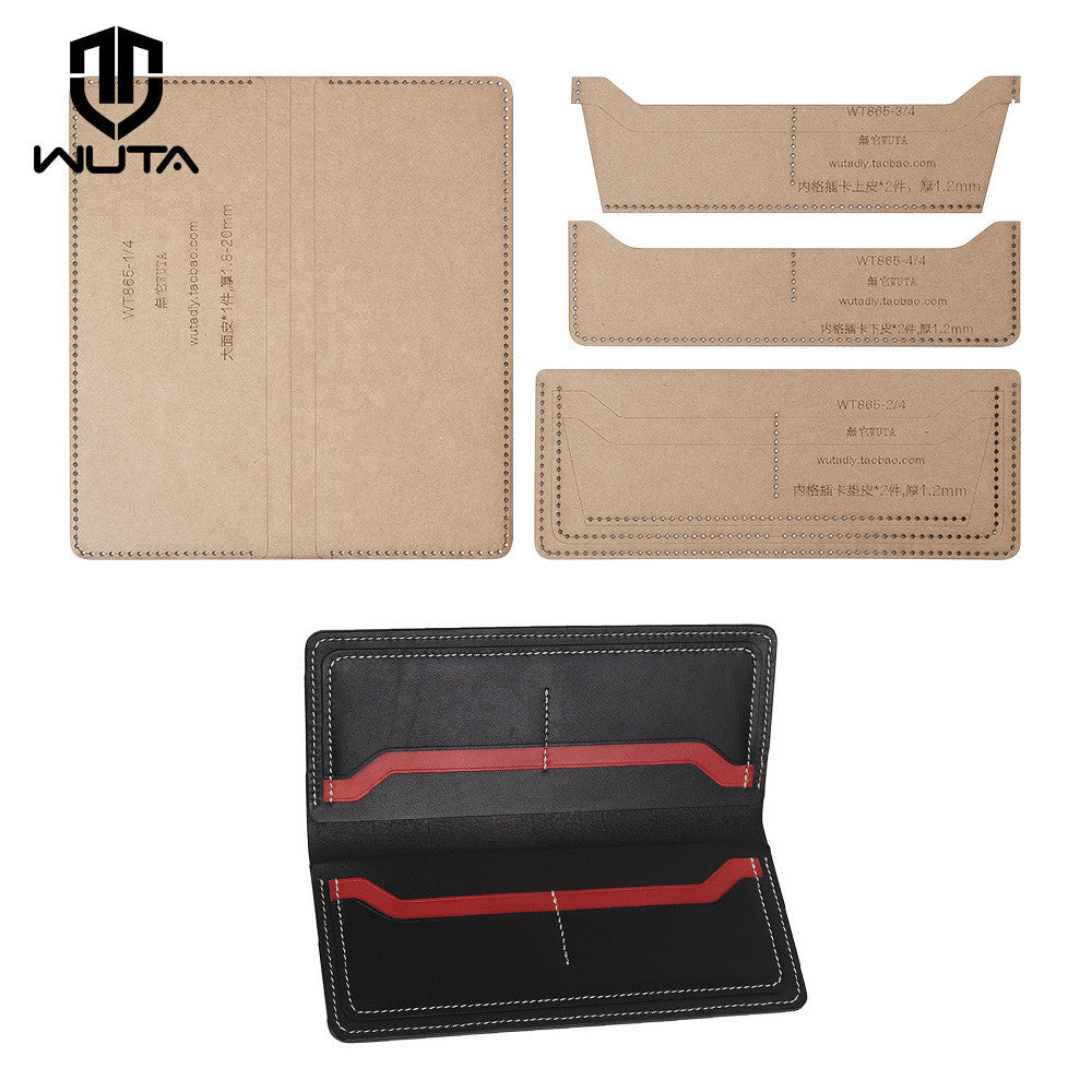 WT865 Long Wallet Acrylic Template | WUTA