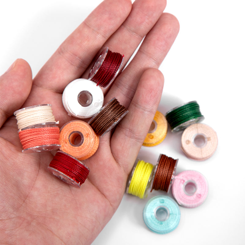 25 Colors Leather Sewing Thread Kit Round Waxed Thread  Set | WUTA