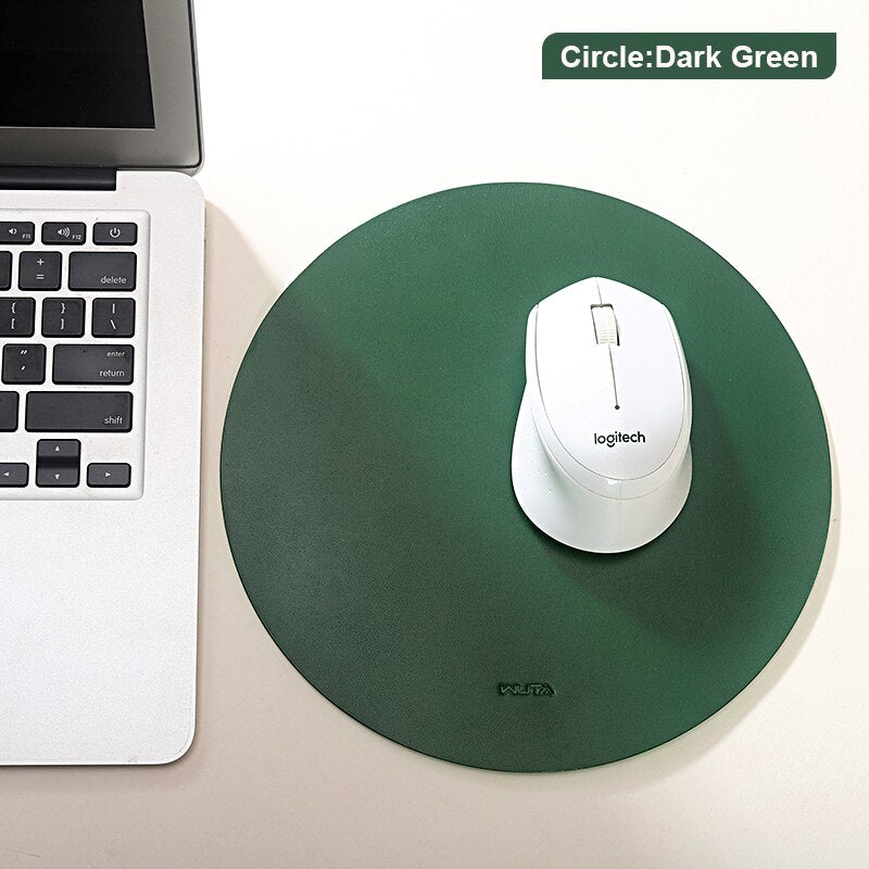 Computer Mouse Pad Luxury Genuine Leather | WUTA