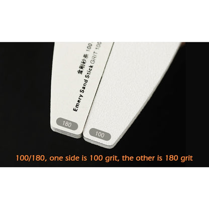 New Grey Emery Grit Sanding Sticks 100/180 Grit | WUTA