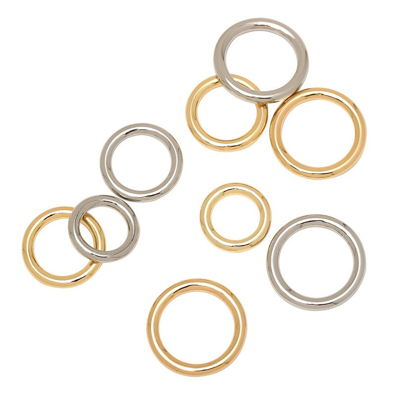 Heavy Duty Nickel Plated Welding Metal O-Ring for Crafts - China O