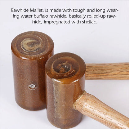 Rawhide-head Mallet Leather Craft Hammer | WUTA