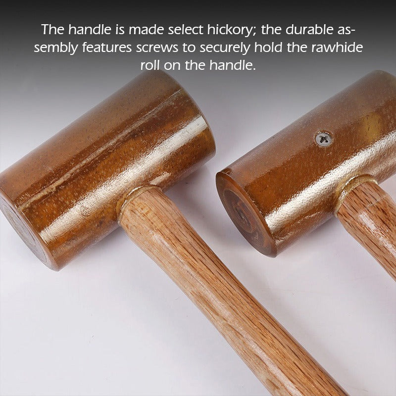 Rawhide-head Mallet Leather Craft Hammer | WUTA
