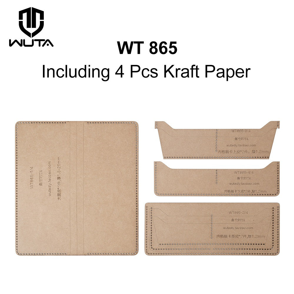 WT865 Long Wallet Acrylic Template | WUTA