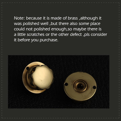 Original Design Brass Bag Lock Spring Buckle Metal Insert Lock | WUTA