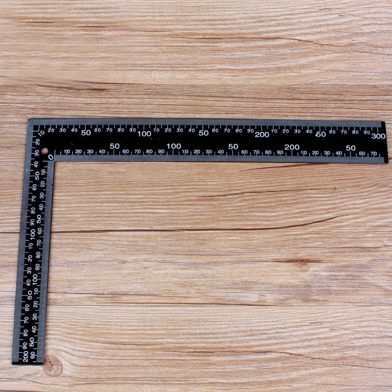 Leather Craft Ruler Metal L-Shaped Ruler 300X200mm | WUTA